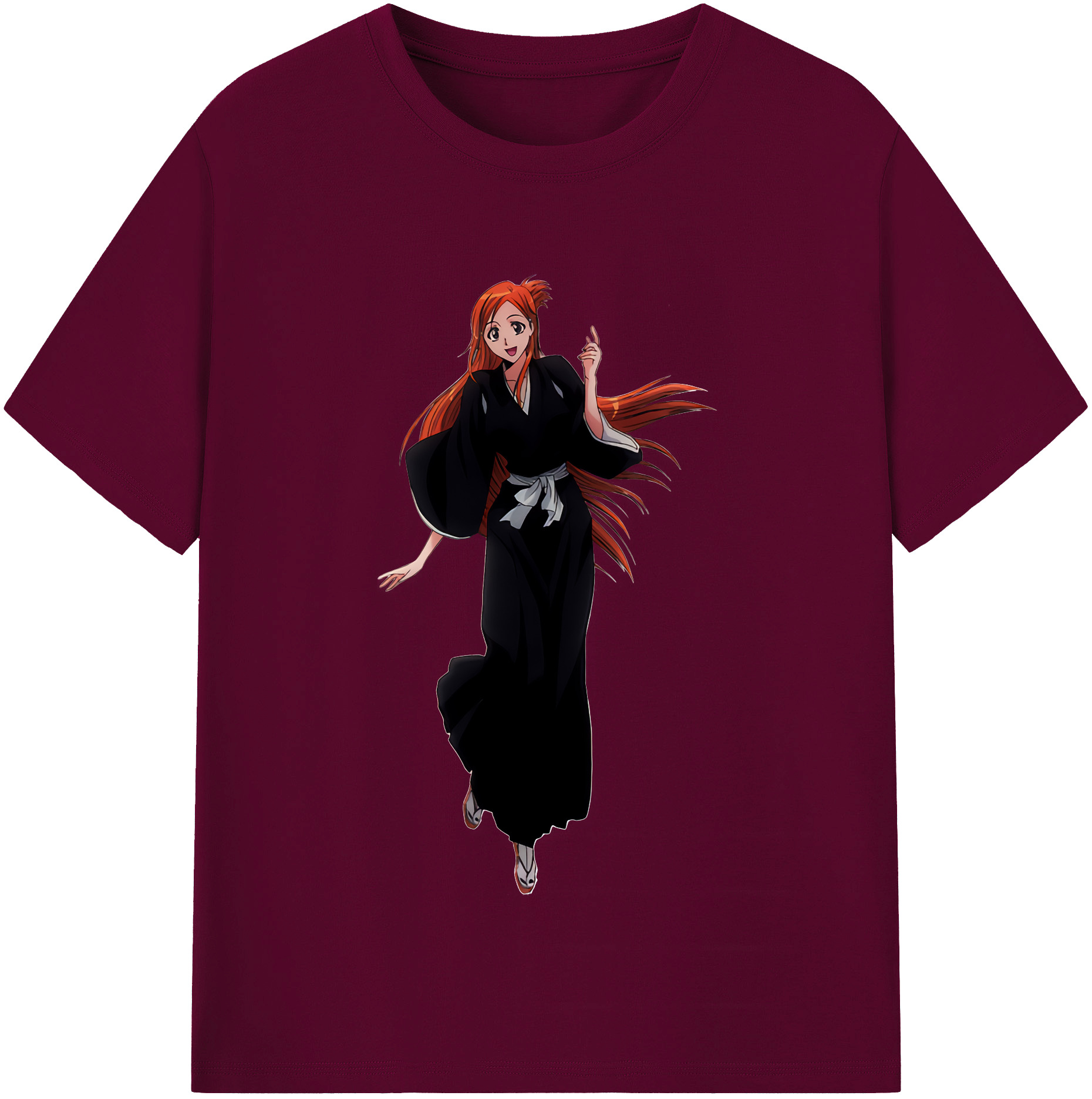 （画像用） ブリーチ 井上織姫（いのうえおりひめ） BLEACH Inoue Orihime レディースカジュアルプリントTシャツ（綿100％）